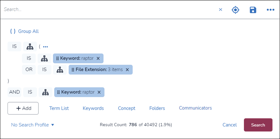 27 - 05 - Format Filter Modal selections in Advanced Search