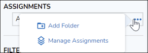 05 - 00 - Manage Assignments item