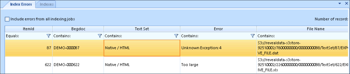 10 - 05 - Indexing - View Log