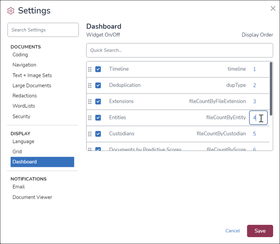 103 - 09 - User Settings - Display - Dashboard-2