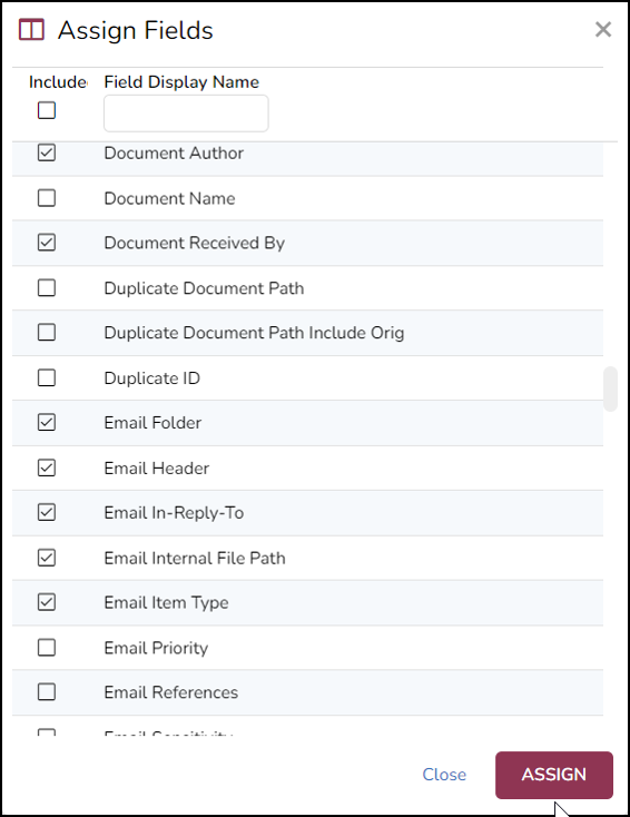 105 - 02 - Search Profile Assign Fields