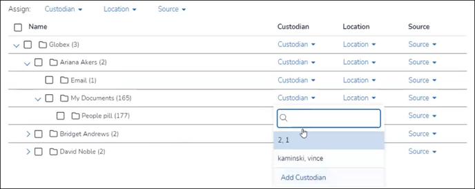 11 - 10 - Specify Custodian