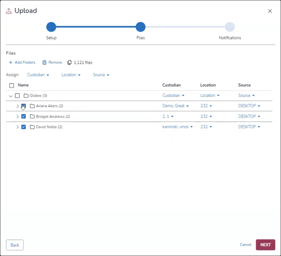 11 - 12 - Upload File Specs complete