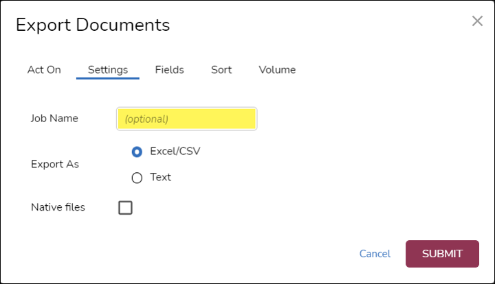 118 - 02 - Export settings