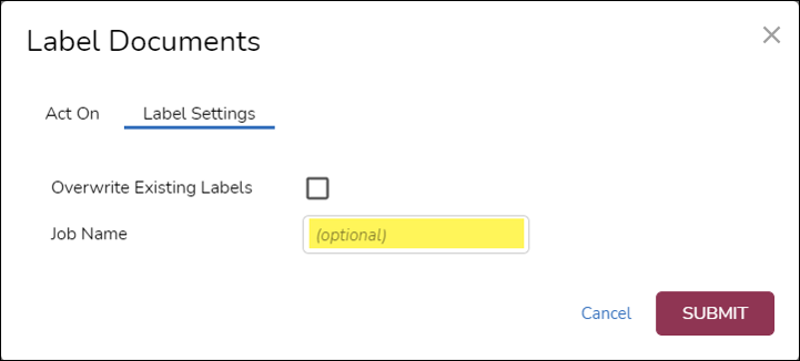 120 - 02 - Label settings