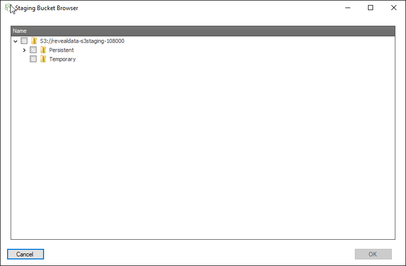 157 - 03 - Staging Bucket Browser