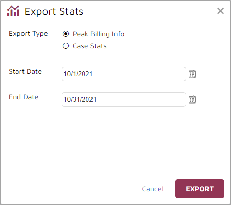 193 - 02 - Export Stats for Peak Billing