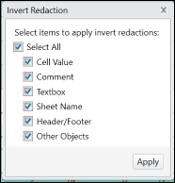 195 - 27 - Invert Selection Options