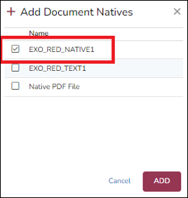 195 - 51 - Production Export - Add Native File Type