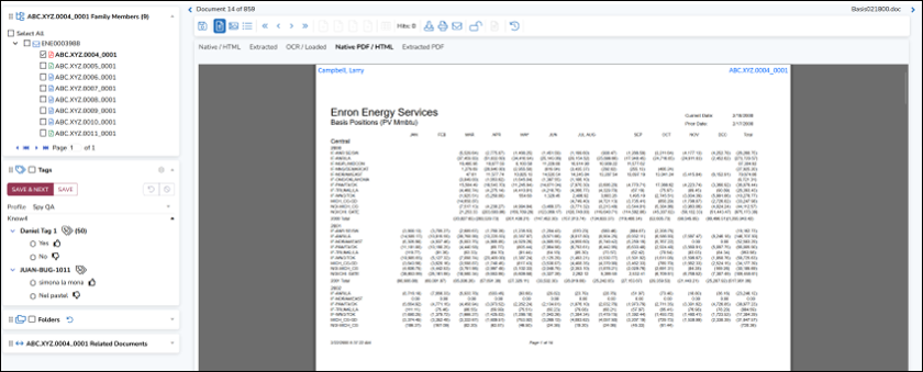 196 - 15 - Numbering Doc Review result