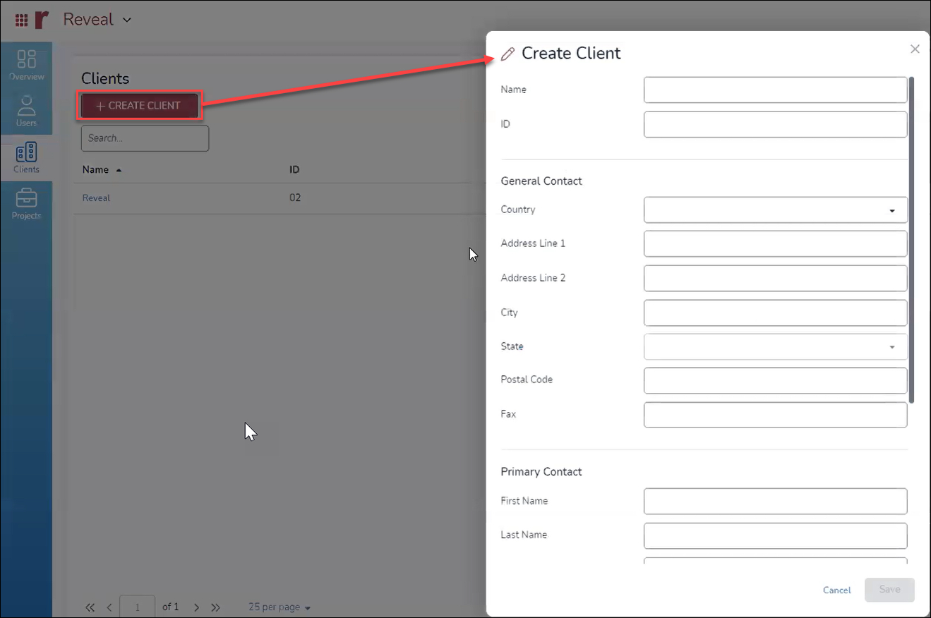 201 - 01 - Create Client