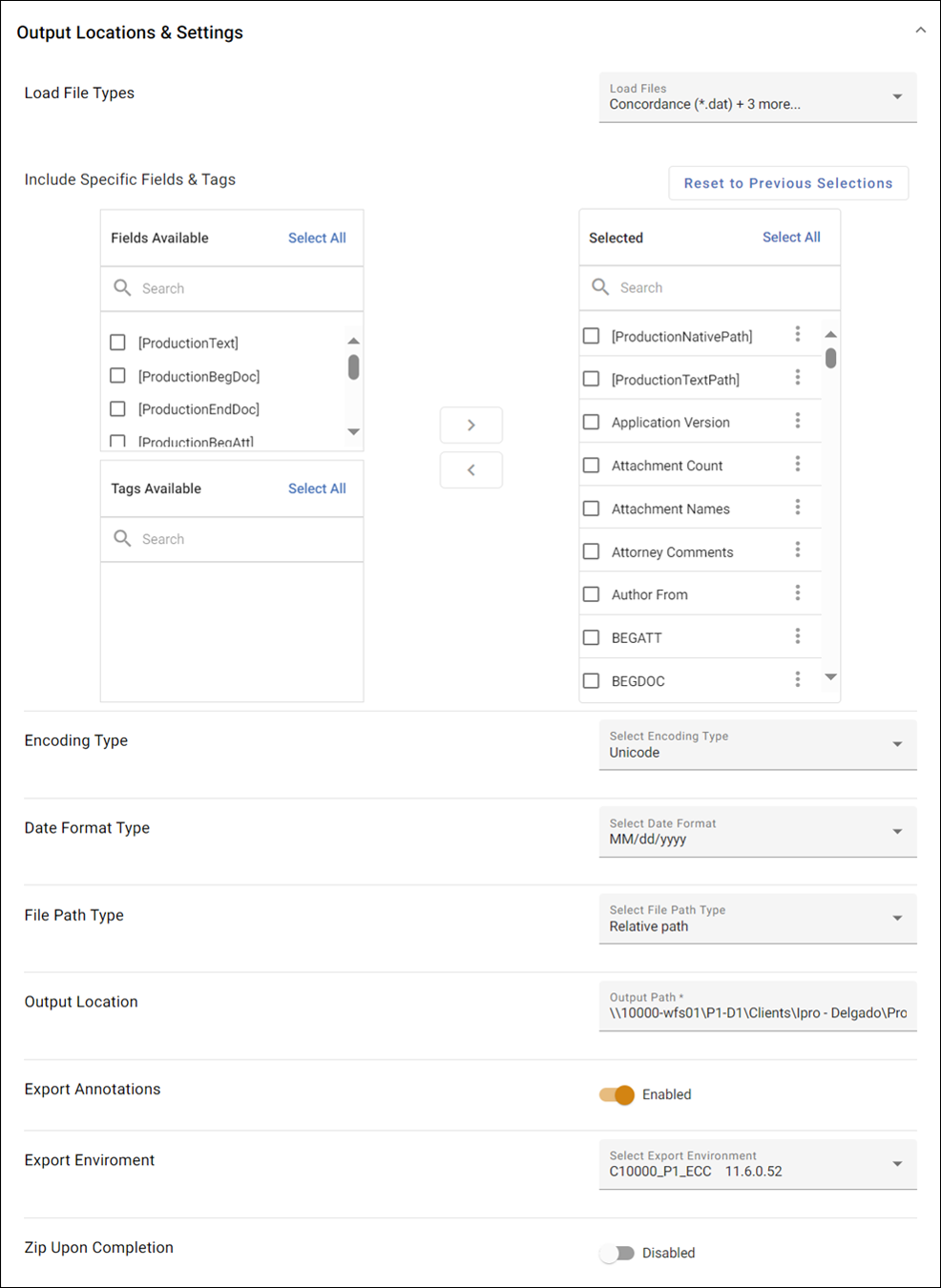 240 - 04 - Output Settings