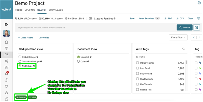 242 - 03 - Project Search No Dedupe