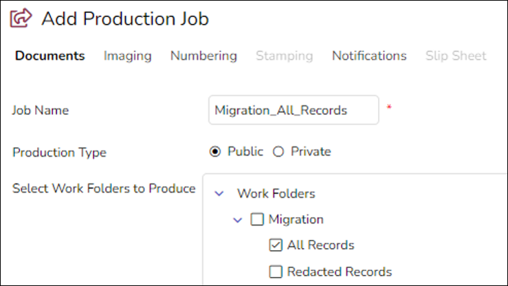 243 - 07 - Add Production Job - Migration All Records