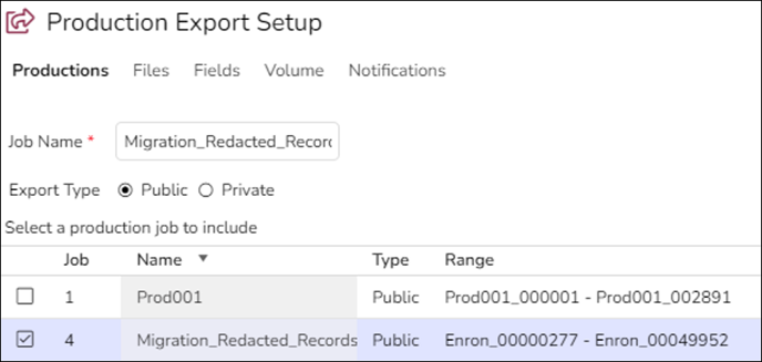 243 - 26 - Production Export Setup - Redacted Records