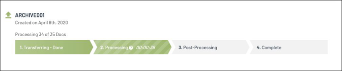 244 - 09 - Archive Upload status stage 2
