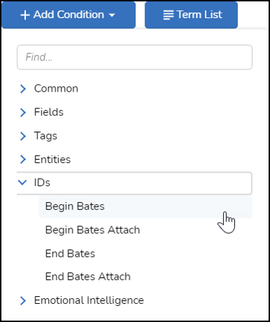 25 - 12 - IDs search selection