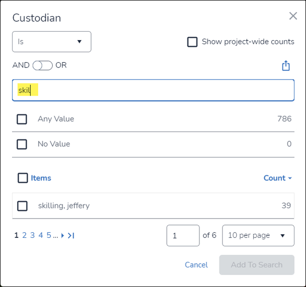27 - 08 - Format Multi-Filter Add Custodian dialog-1
