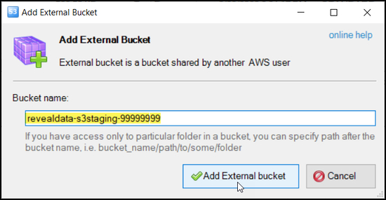 82 - 07 - S3 add external bucket name and add-1