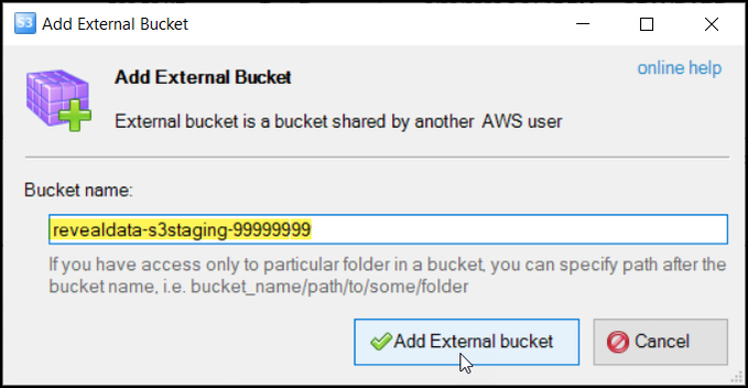 82 - 07 - S3 add external bucket name and add-1