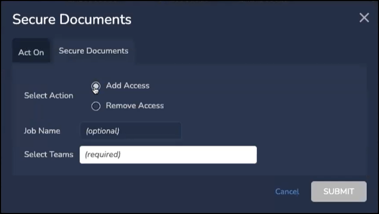 89 - 00a - Secure Access dialog box