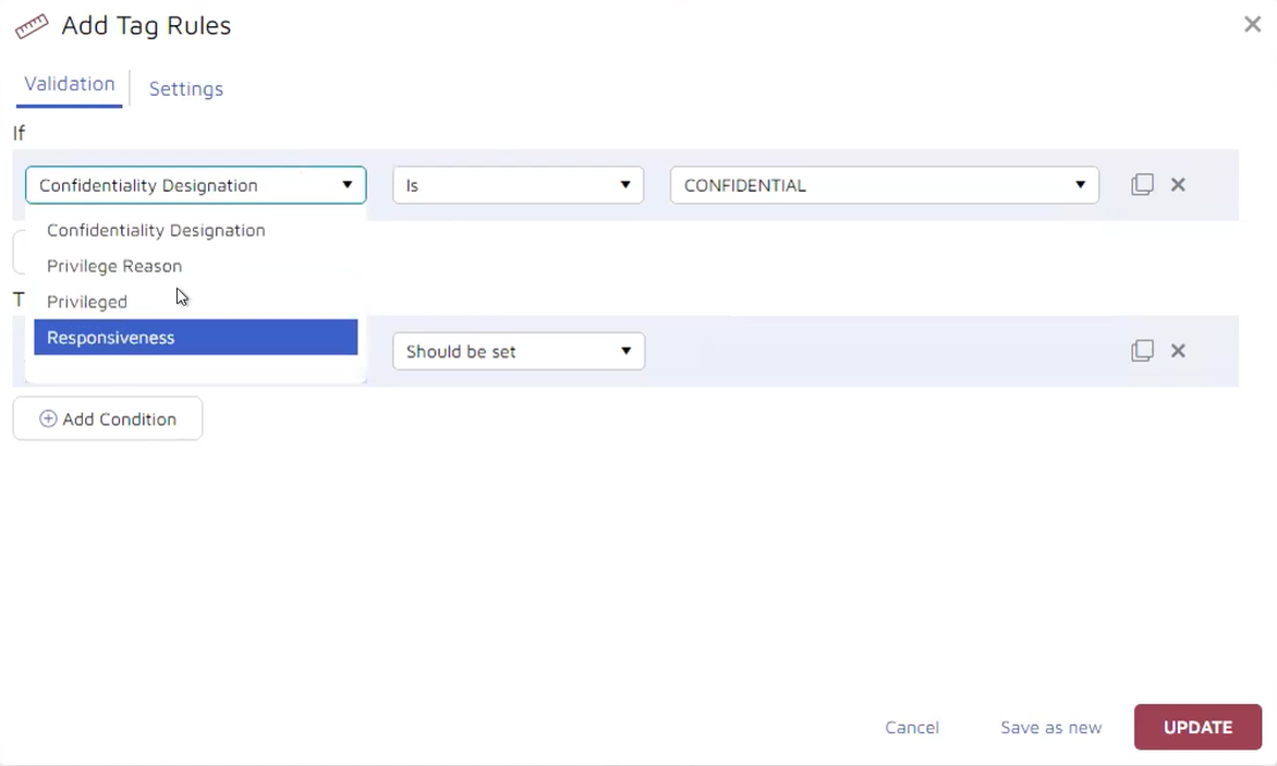 90 - 03 - Tag Rule Valiation Settings01