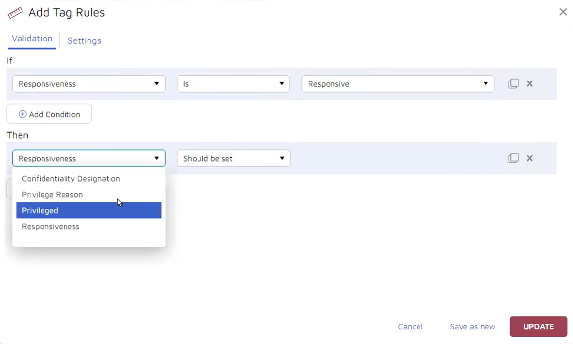 90 - 06 - Tag Rule Valiation Settings04
