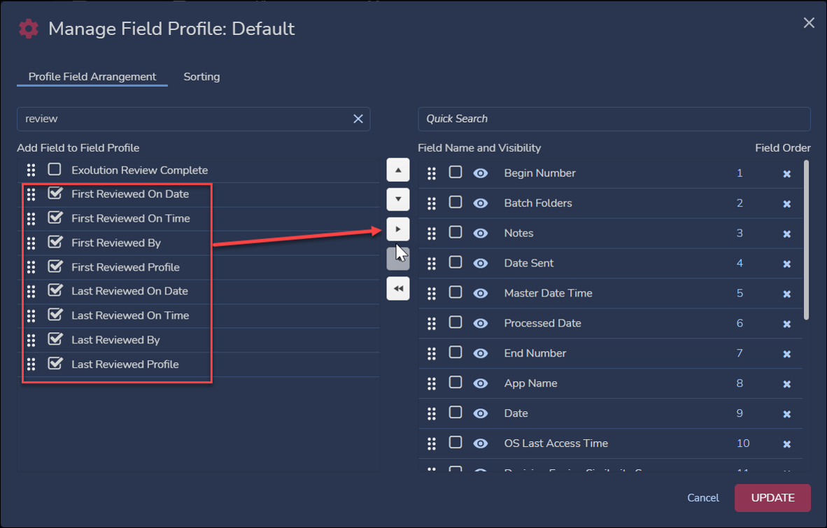 97 - 14 - First-Last Review Fields